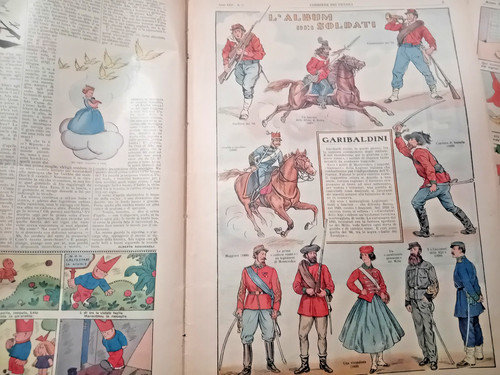 Soldati garibaldini su - ,