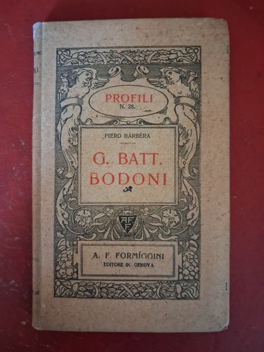 Batt bodoni piero - g.,