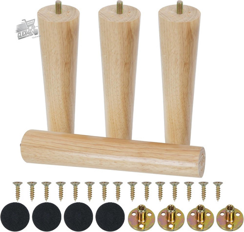 Gambe legno rovere - 4, in