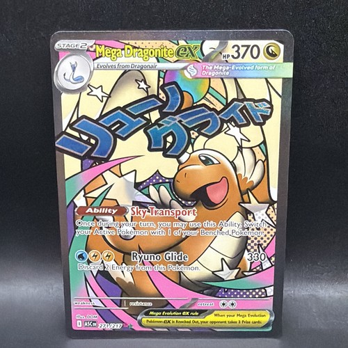 Carta pokemon mega dragonite - carta,