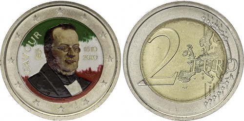 Italie euros cavour - italie,