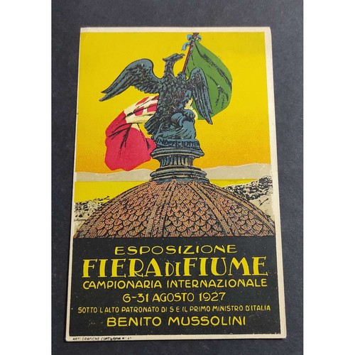 Cartolina esposizione fiera - esposizione, di