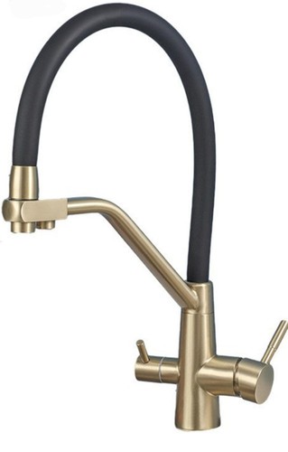 Rubinetto cucina oro - rubinetto,