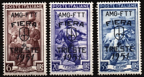 Trieste zona amg ftt 1951 - zona, a