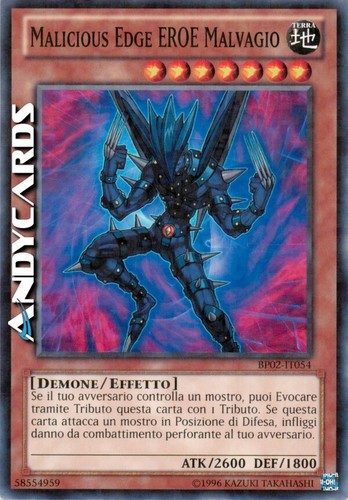 Malicious edge eroe - edge, malvagio