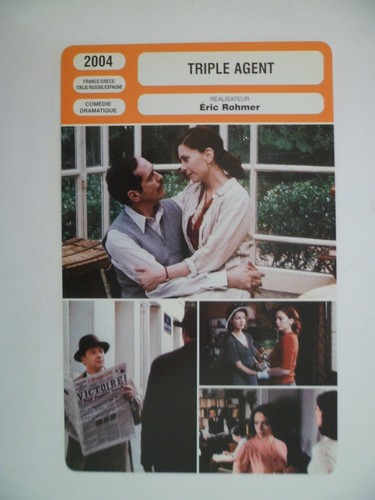 Carte fiche cinema 2004 - carte, triple