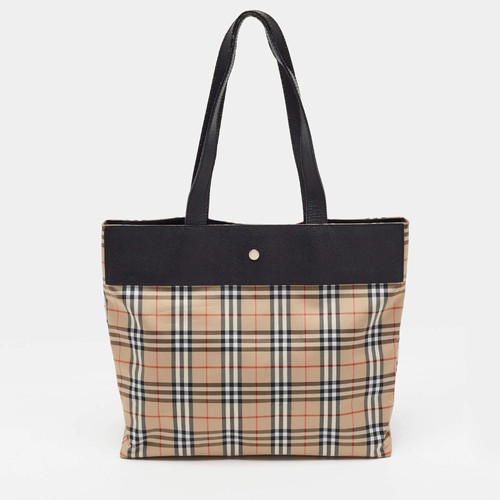 Borsa burberry blackbeige - borsa,