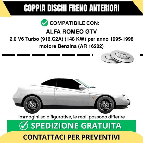 Coppia dischi freno - coppia, anteriori