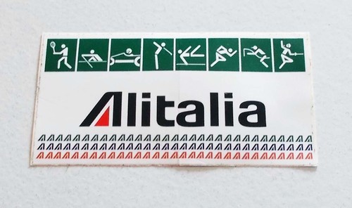 Adesivo alitalia sport - adesivo,