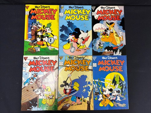 Lotto fumetti topolino 224 229 - topolino, 224-229