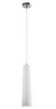 Sospensione design cono bianco