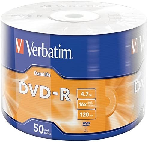 Verbatim 43791 dvd 7gb 16x - verbatim, 4.7gb