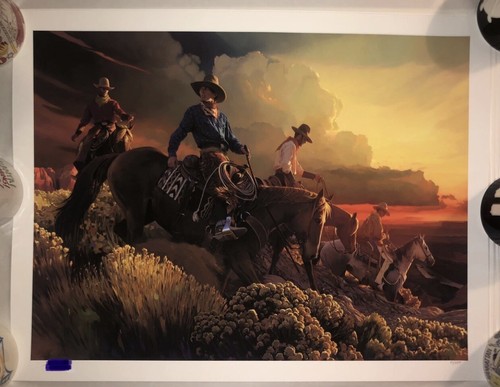 Stampa artistica western