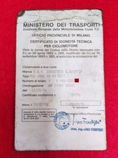 Libretto originale certificato - originale,