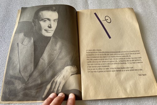 Brossura anni 1988 dedicato - dedicato, ad