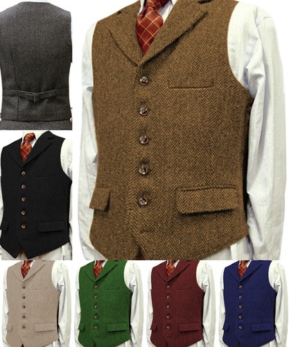 Gilet uomo cowboy tweed - , spina