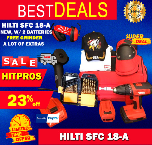 Hilti sfc new w 2 - new,, w/