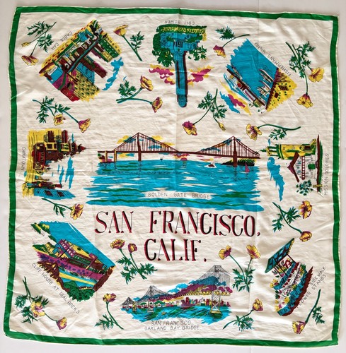 Sciarpa souvenir vintage san - souvenir,