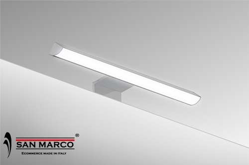 Faro faretto luce per specchio