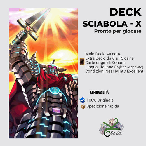 Yugioh mazzo deck sciabola - mazzo,