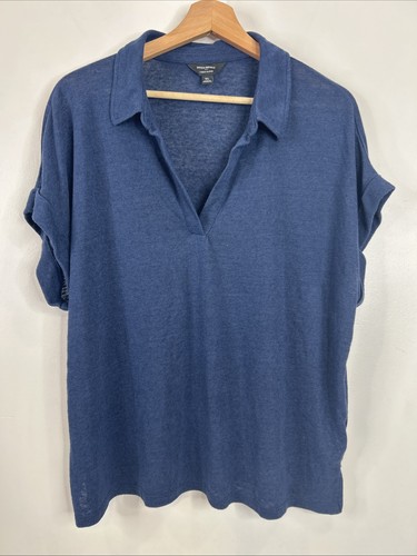 Top donna banana - top, lino