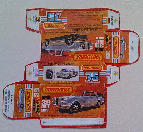 Modello per repro box matchbox - per,