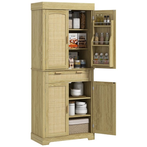 Homcom credenza alta - homcom, stile