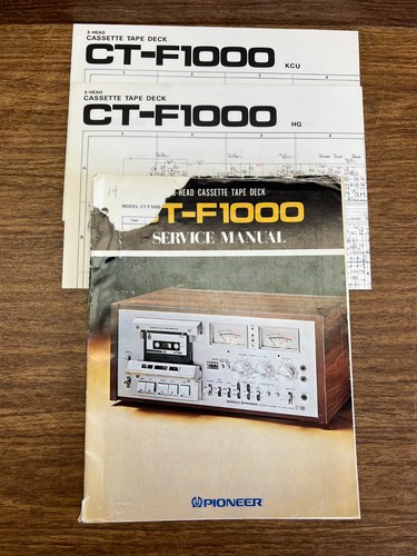 Pioneer f1000 cassette deck - ct-f1000,