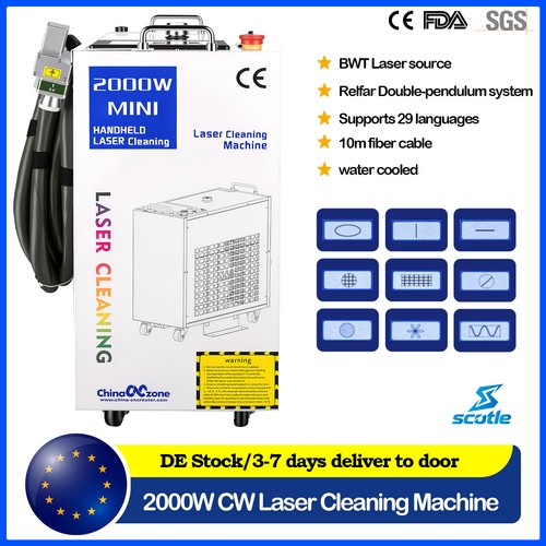 Pulitore laser fibra 2000w - laser,