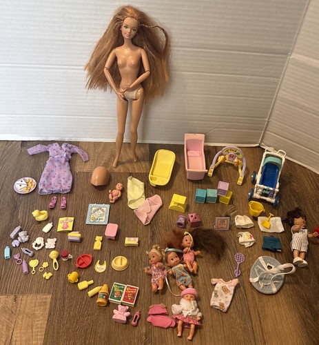 Barbie famiglia felice incinta - barbie,