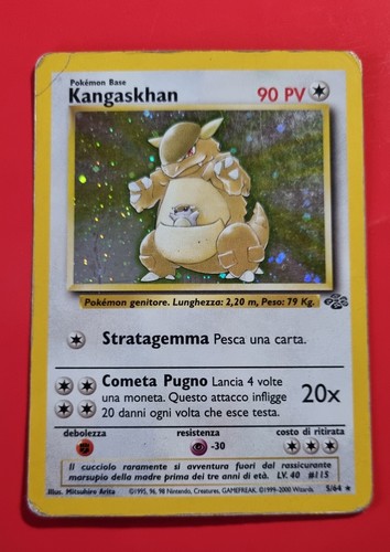 Kangaskhan holo jungle 5 - jungle, #5-