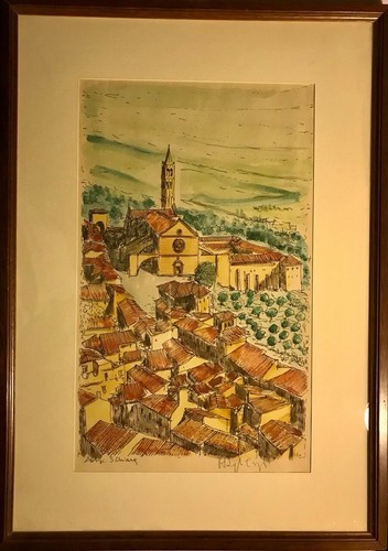 Vecchio dipinto acquarello - vecchio,