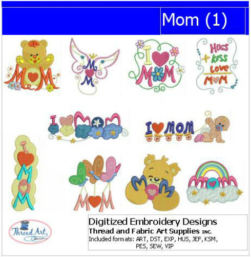 Set disegno ricamo mamma - disegno, mamma(1)