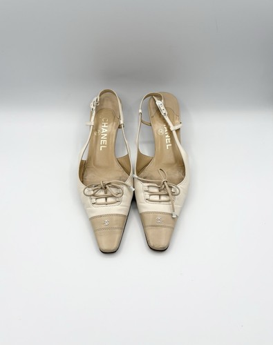 Chanel bianco beige - bianco, pelle