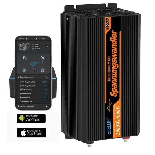 Edecoa inverter 12v 220v onda - 12v,