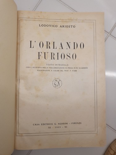 Ariosto orlando furioso - ariosto,