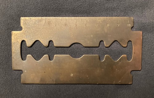 Vintage righello scrivania - righello, da