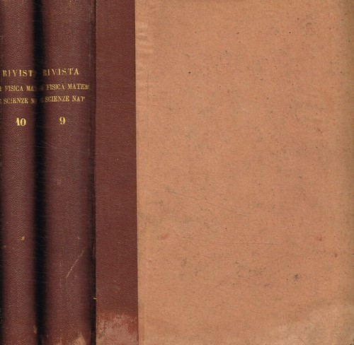 Rivista fisica matematica - fisica,,