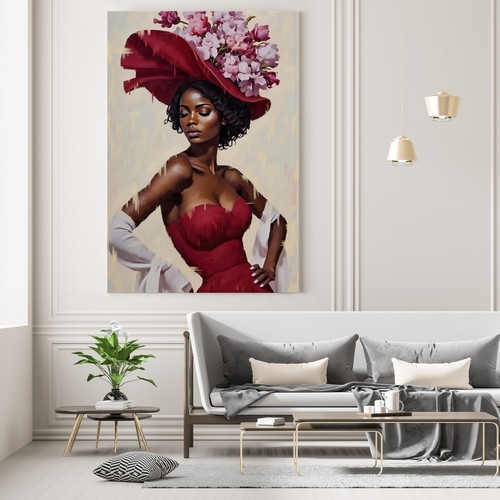 Elegante arte donna - , moda