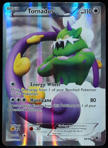 Carta pokemon tornadus - carta,