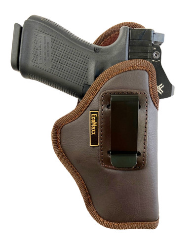 Fondina marrone red dot - fondina,
