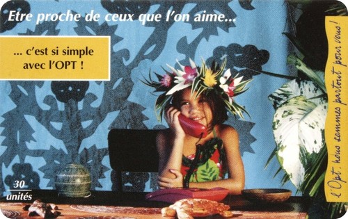 French polynesia opt - opt, card