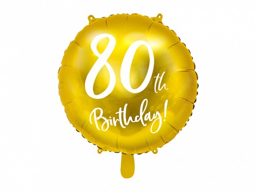 Palloncino foil mylar anni - mylar, 80