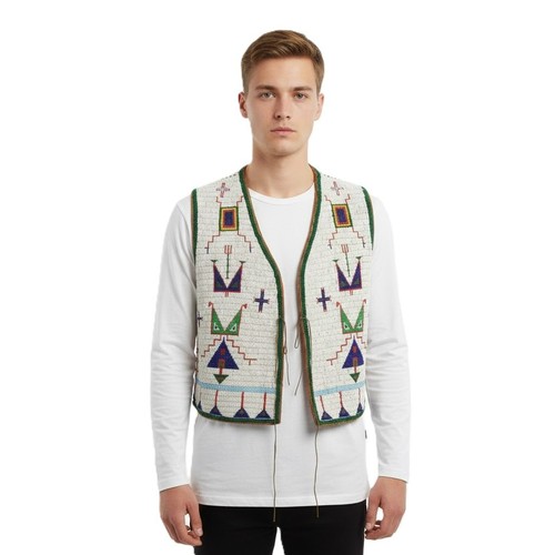 Gilet powwow vintage stile - powwow,