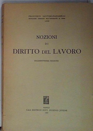 Nozioni diritto del lavoro - di,