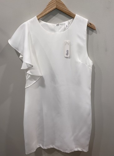 Abito bianco marca glam con - bianco,