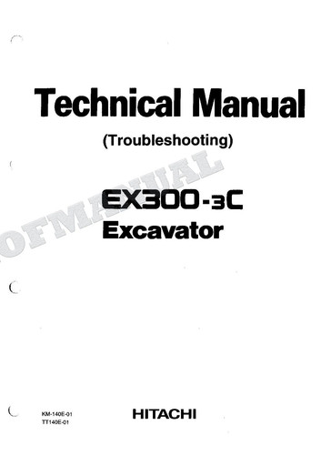 Hitachi ex300 escavatore - ex300-3c,
