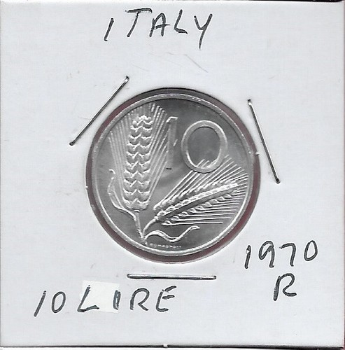 Aratro italia lire 1970r - 10,