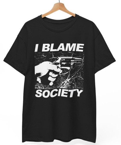 Maglietta blame society - maglietta, i