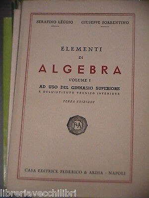Elementi algebra vol i - elementi,